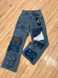 Custom Patched Jeans