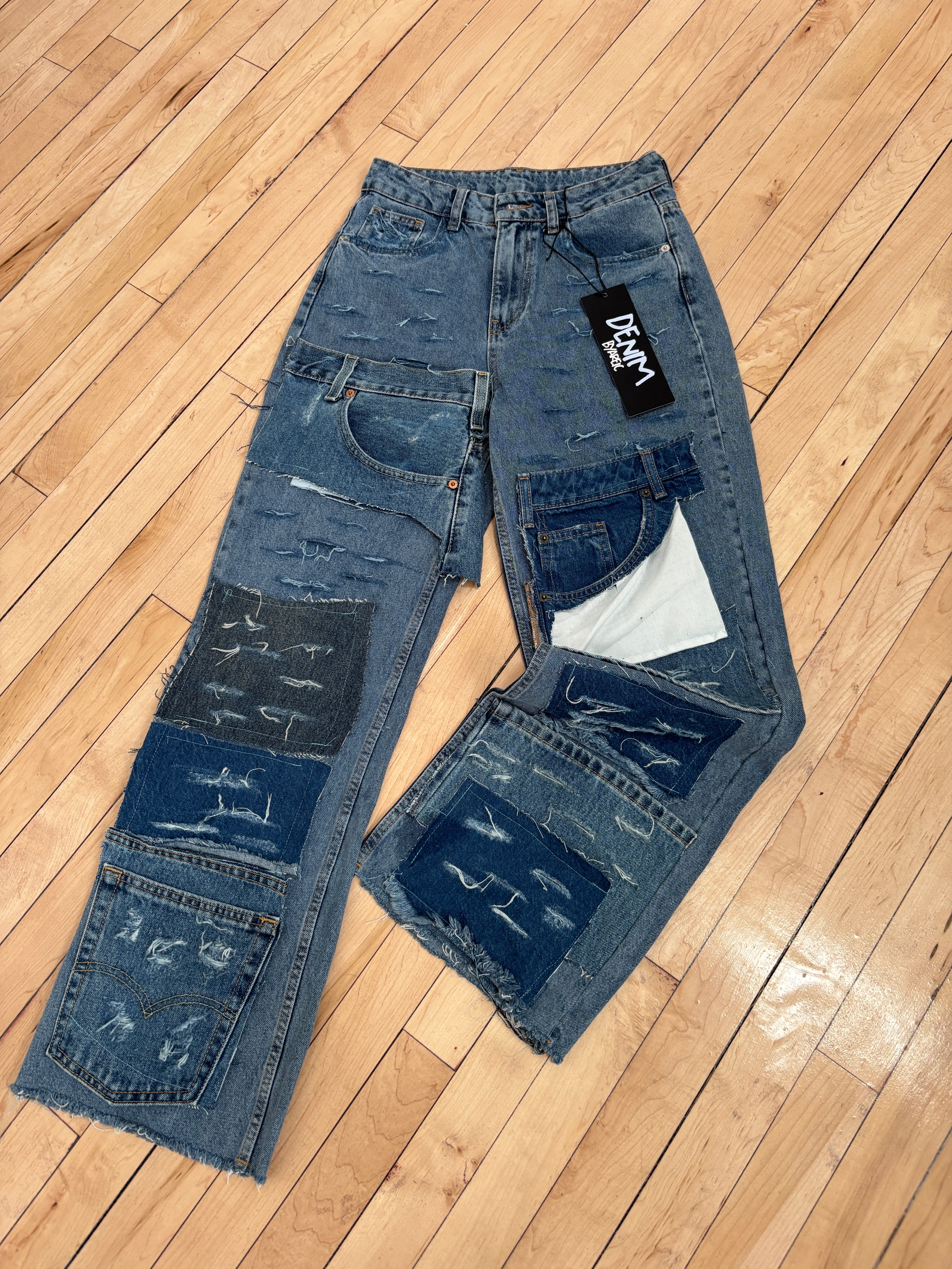 Custom Patched Jeans