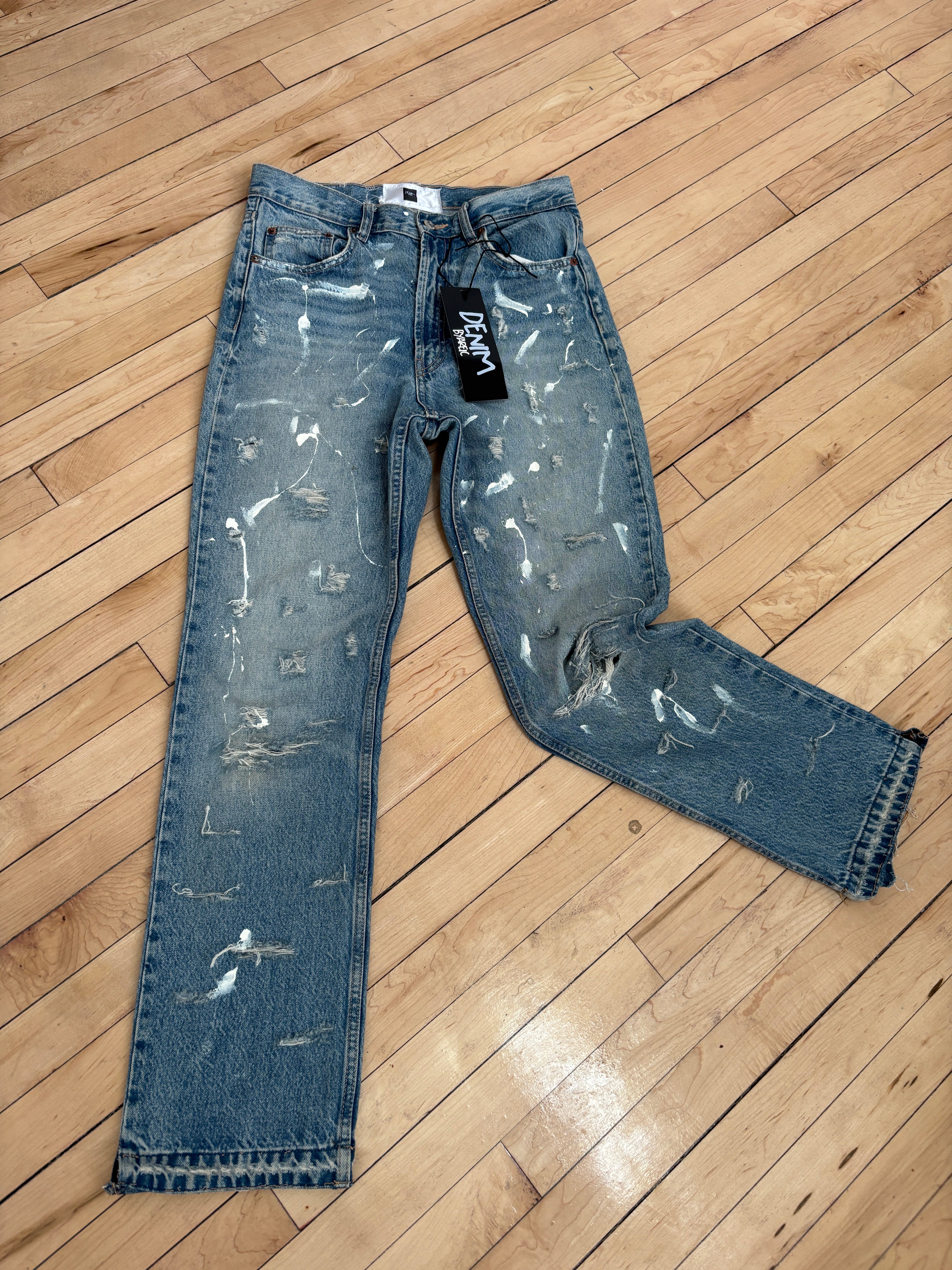 Splat Paint Custom Jeans